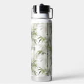 Green Bamboo Mindfulness Yoga Trinkflasche (Hinten)