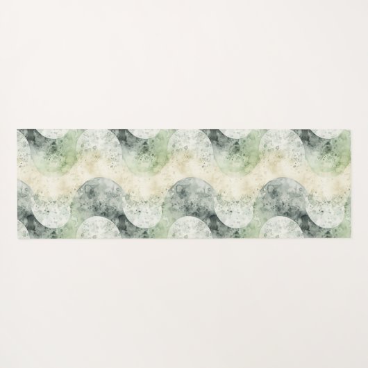 Green Bamboo Mindfulness   Yogamatte (Rückseite (Horizontal))