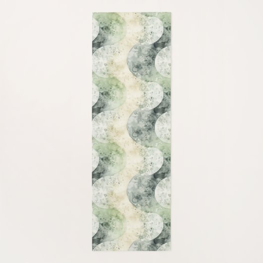 Green Bamboo Mindfulness   Yogamatte (Rückseite)