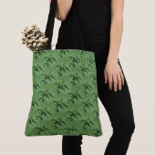 Green Bamboo Muster Tote Bag Tasche (Von Nahem)