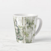 Green Bamboo Serenity Buddha Milchtasse (Rechte Ecke)
