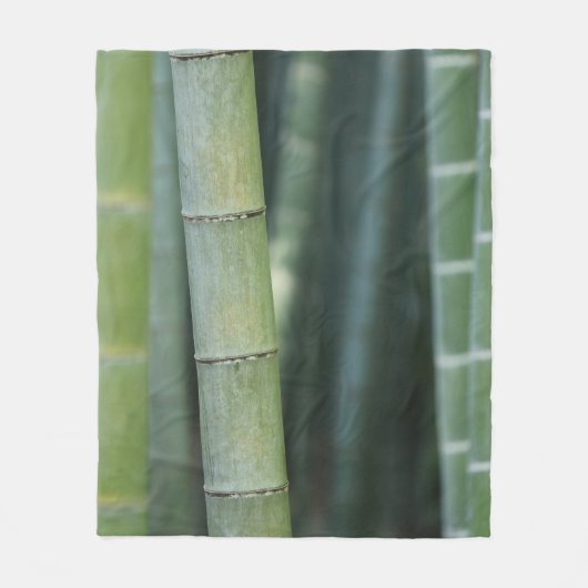 Green bamboo shoots fleecedecke (Vorderseite)