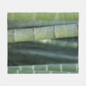 Green bamboo shoots fleecedecke (Vorderseite (Horizontal))