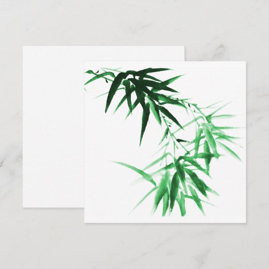 Green Bamboo Twig (Vorne/Hinten)