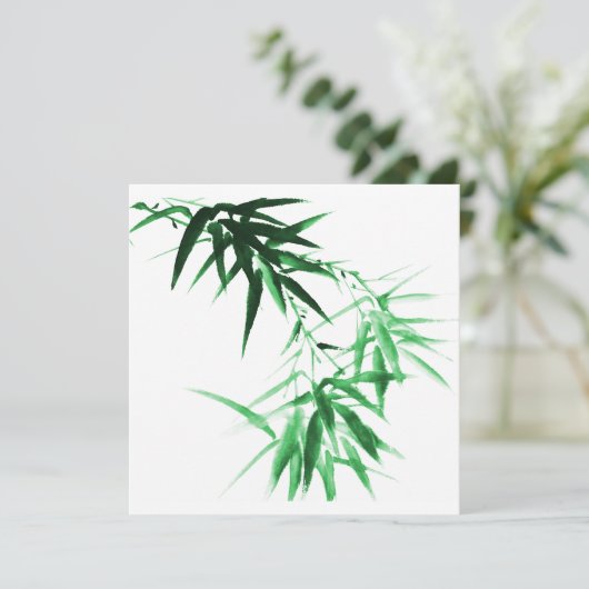 Green Bamboo Twig (Stehend Vorderseite)