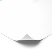 Green Bamboo Twig Fotodruck (Ecke)