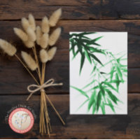 Green Bamboo Twig