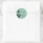 Green Bamboo Wedding Stickers (Tasche)