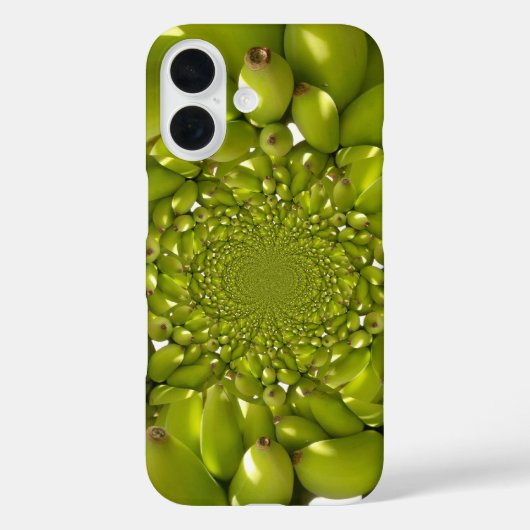 Green Banana Kaleidoskop Art Print/Graphic Case-Mate iPhone Hülle (Rückseite)