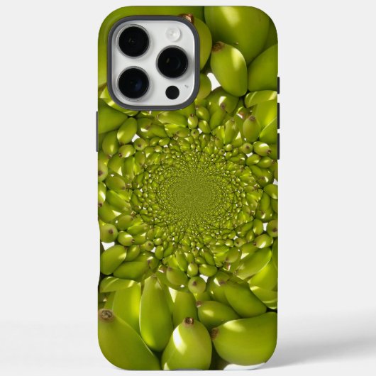 Green Banana Kaleidoskop Art Print/Graphic Case-Mate iPhone Hülle (Rückseite)