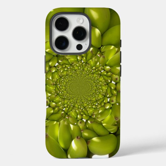 Green Banana Kaleidoskop Art Print/Graphic Case-Mate iPhone Hülle (Rückseite)