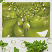 Green Banana Kaleidoskop Art Print/Graphic Handtuch (Gefaltet)