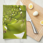 Green Banana Kaleidoskop Art Print/Graphic Handtuch (Viertel Falte)
