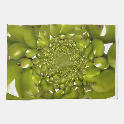 Green Banana Kaleidoskop Art Print/Graphic Handtuch (Horizontal)