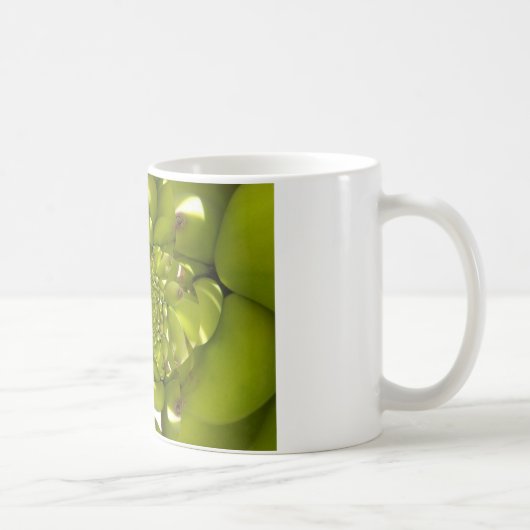 Green Banana Kaleidoskop Art Print/Graphic Kaffeetasse (Rechts)