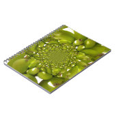Green Banana Kaleidoskop Art Print/Graphic Notizblock (Linke Seite)