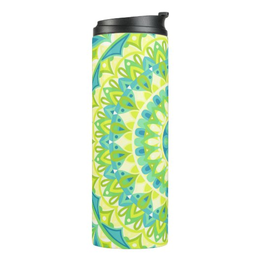 Green Base Mandala Thermosbecher (Nach links gedreht)