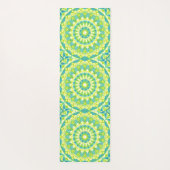 Green Base Mandala Yogamatte (Rückseite)