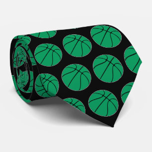 Green Basketball Coach oder Spielerteam Banquet Krawatte