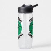 Green Basketball Player Benutzerdefinierter Teamna Trinkflasche (Links)