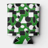 Green Bauhaus Collage Dosenkühler (Vorderseite)