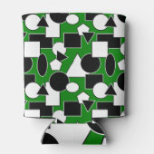 Green Bauhaus Collage Dosenkühler (Rückseite)
