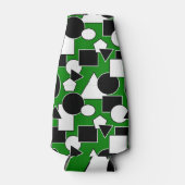 Green Bauhaus Collage Flaschenkühler (Vorderseite)