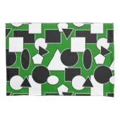 Green Bauhaus Collage Kissenbezug (Vorderseite)