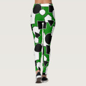 Green Bauhaus Collage Leggings (Rückseite)