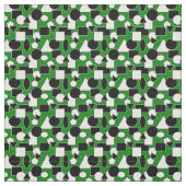 Green Bauhaus Collage Stoff (Muster)