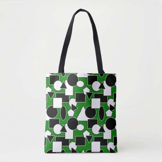 Green Bauhaus Collage Tasche (Vorderseite)