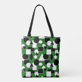 Green Bauhaus Collage Tasche (Rückseite)