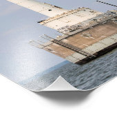 Green Bay Harbour Eingang Leuchtturm Fotodruck (Ecke)