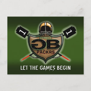 GREEN BAY PACK by Slipperywindow Postkarte