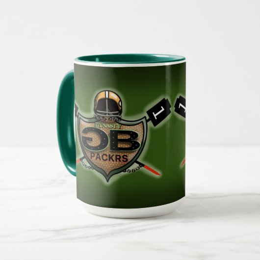 GREEN BAY PACK by Slipperywindow Tasse (Vorderseite Links)