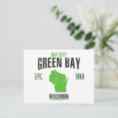 Green Bay Postkarte (Stehend Vorderseite)