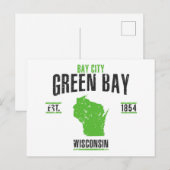 Green Bay Postkarte (Vorne/Hinten)