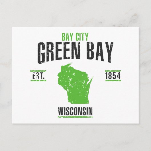 Green Bay Postkarte (Vorderseite)