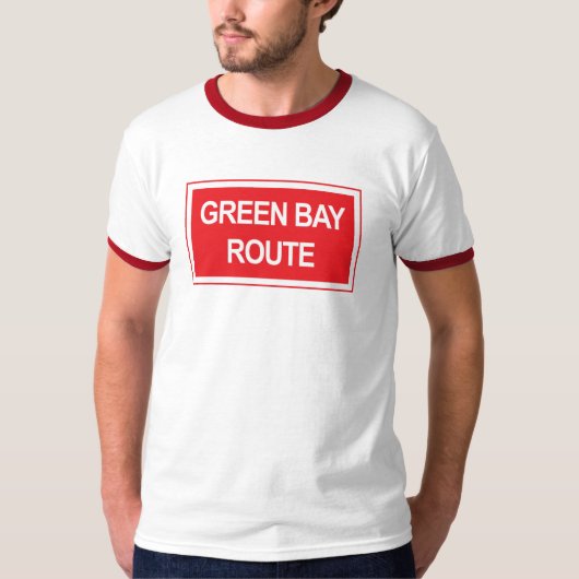 Green Bay Route RR T-Shirt (Vorderseite)