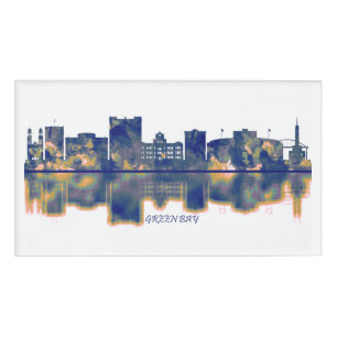 Green Bay Skyline Namenschild