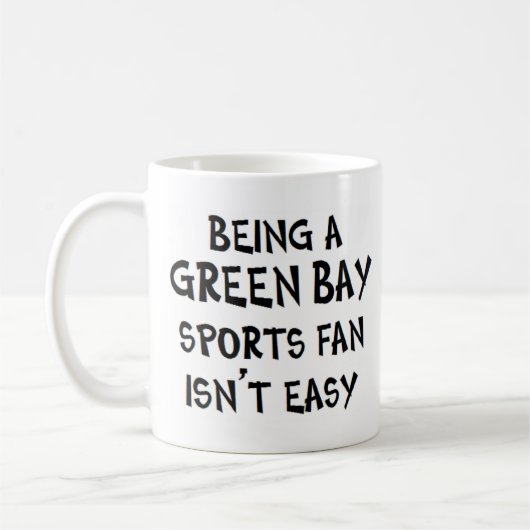 green bay sports fan, being kaffeetasse (Links)