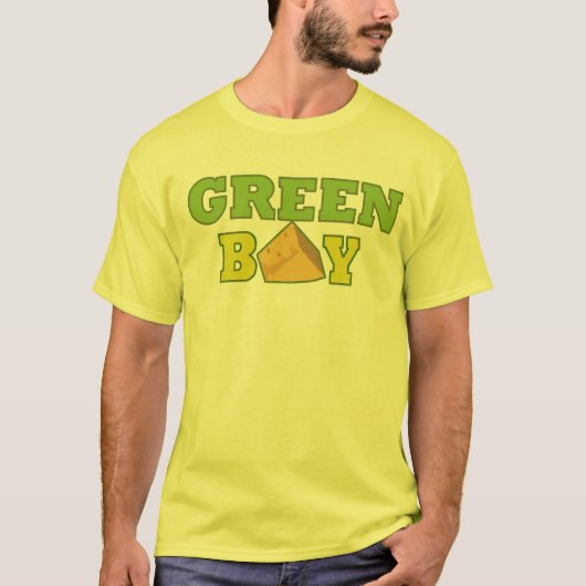Green Bay T-Shirt-Gelb T-Shirt (Vorderseite)