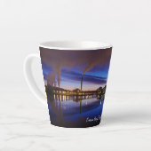 Green Bay Wisconsin Latte Tasse (Linke Ecke)