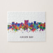 Green Bay Wisconsin Skyline Puzzle (Horizontal)