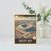 Green Bay, Wisconsin | VINTAG Postkarte (Stehend Vorderseite)