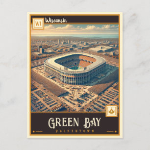 Green Bay, Wisconsin   Vintage Postkarte