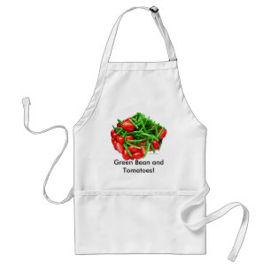 Green Bean and Tomatoes Schürze