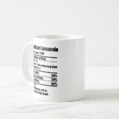 Green Bean Casserole Nutrition Fact.w Kaffeetasse (Vorderseite Links)