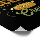 Green Bean Cerole Thanksgiving Cooking Funny  Poster (Ecke)