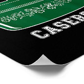 Green Bean Cerole Thanksgiving Humor Meme Men Wome Poster (Ecke)